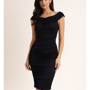 Celine Elegant Black  Dress